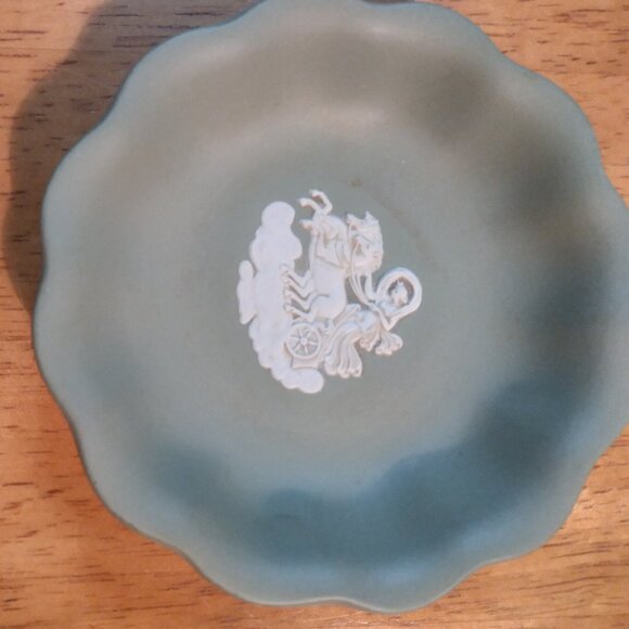 Wedgewood Blue Jasperware Trinket tray - Picture 1 of 4